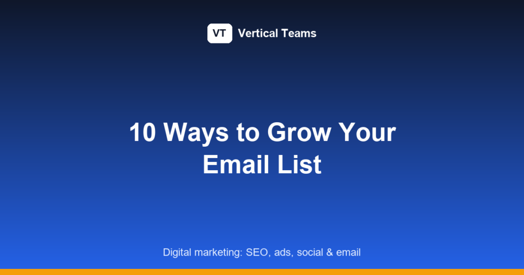 email list building featured image
